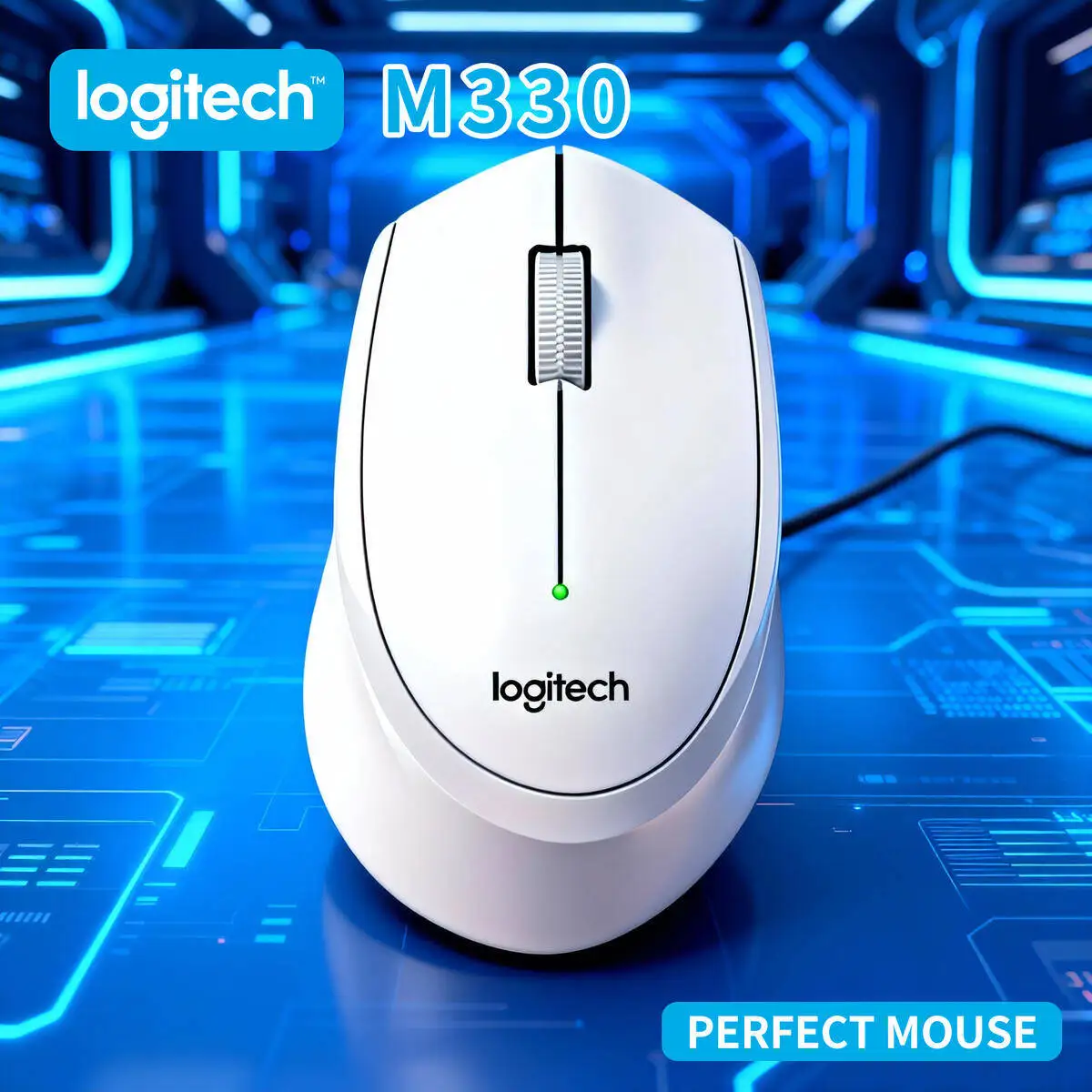 Беспроводная бесшумная мышь Logitech M330, 2,4 ГГц, 1000 точек на дюйм, USB-наноприемник, удобная ручка для офиса, дома, ПК, ноутбука
Беспроводная бесшумная мышь Logitech M330, 2,4 ГГц, 1000 точек на дюйм, USB-наноприемник, удобная ручка для офиса, дома, ПК, ноутбука