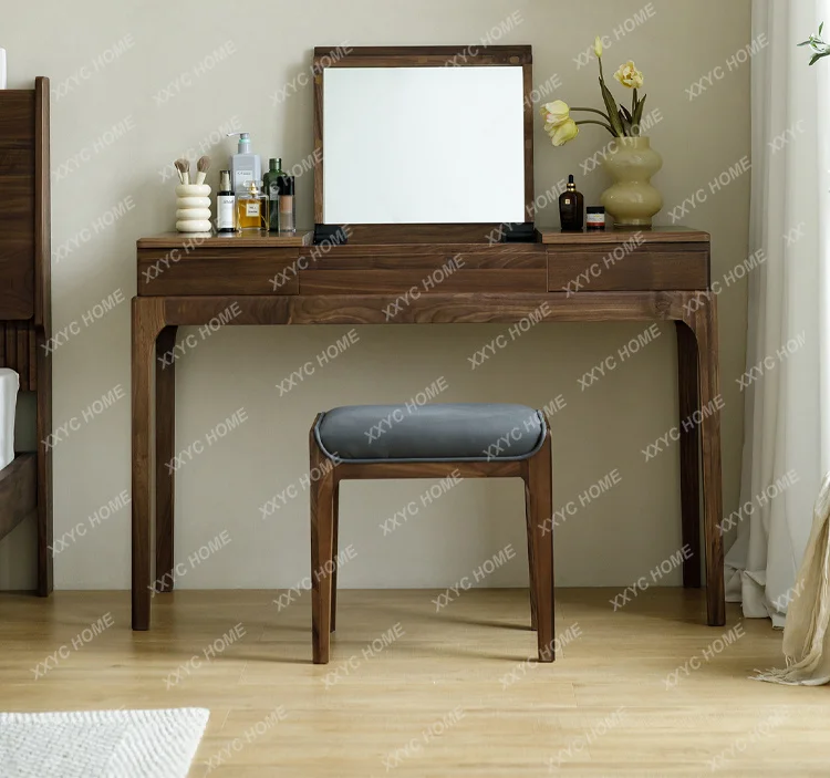 SSls 04All solid wood dresser bedroom simple small apartment black walnut flip dresser desk
SSls 04All solid wood dresser bedroom simple small apartment black walnut flip dresser desk