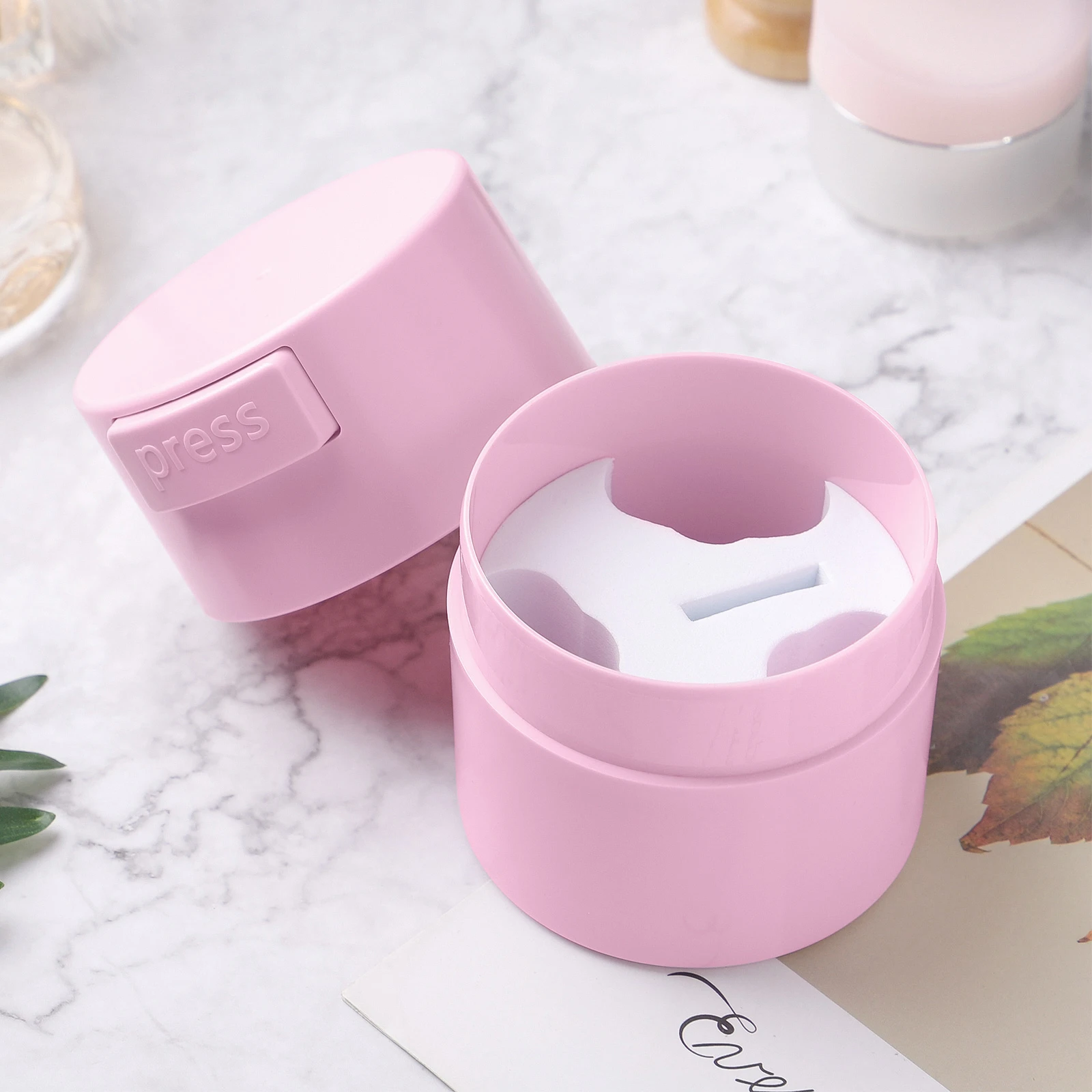 Press-Sealed Pink Eyelash Glue Storage Container Lash Storage Tank Eyelash Extension Glue Organizer Durable Lightweight
Press-Sealed Pink Eyelash Glue Storage Container Lash Storage Tank Eyelash Extension Glue Organizer Durable Lightweight