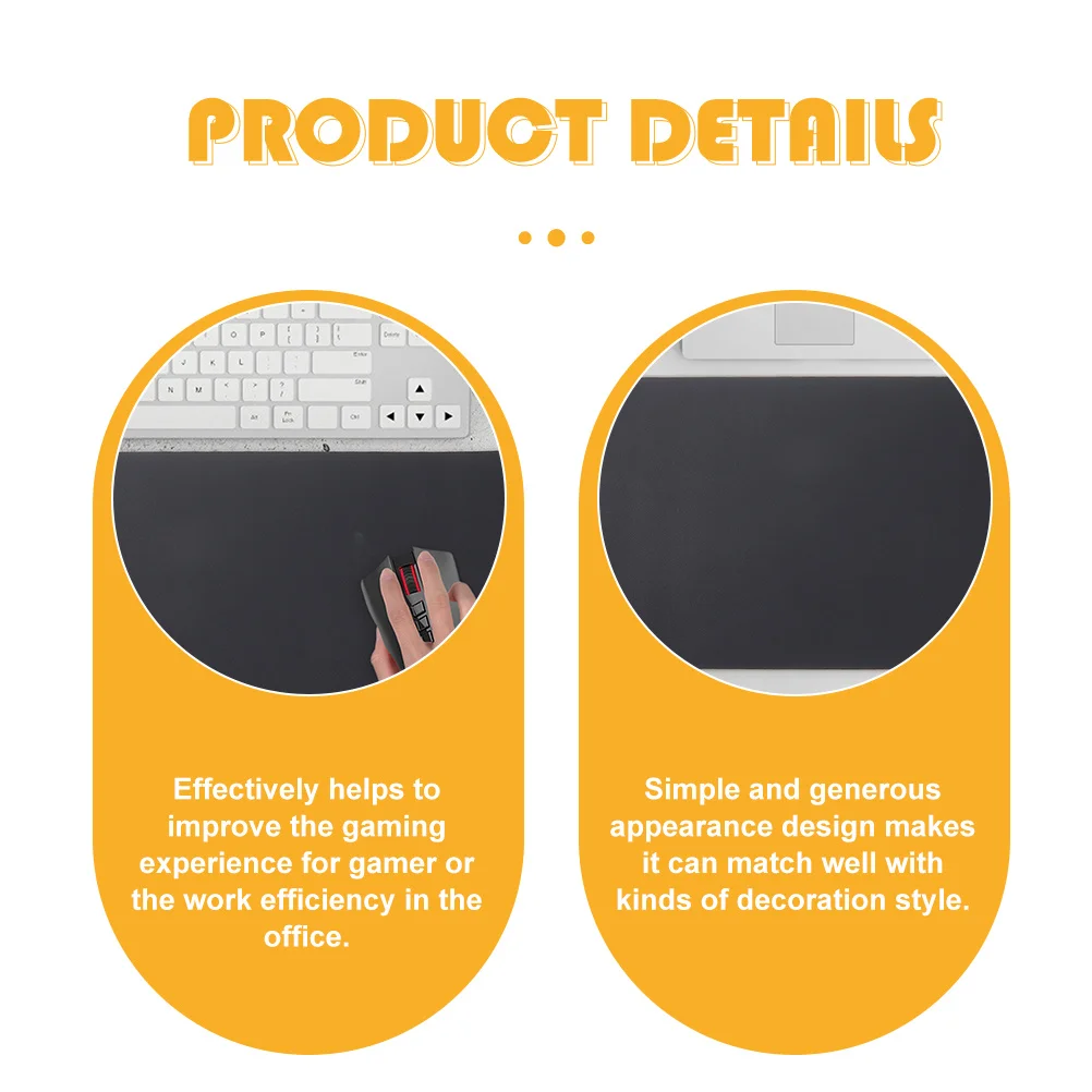 Large Desk Pad For Office Ergonomic Waterproof Gaming Mouse Mat Non-Slip Wear-Resistant Anti-Dirt Simple Design Computer
Large Desk Pad For Office Ergonomic Waterproof Gaming Mouse Mat Non-Slip Wear-Resistant Anti-Dirt Simple Design Computer