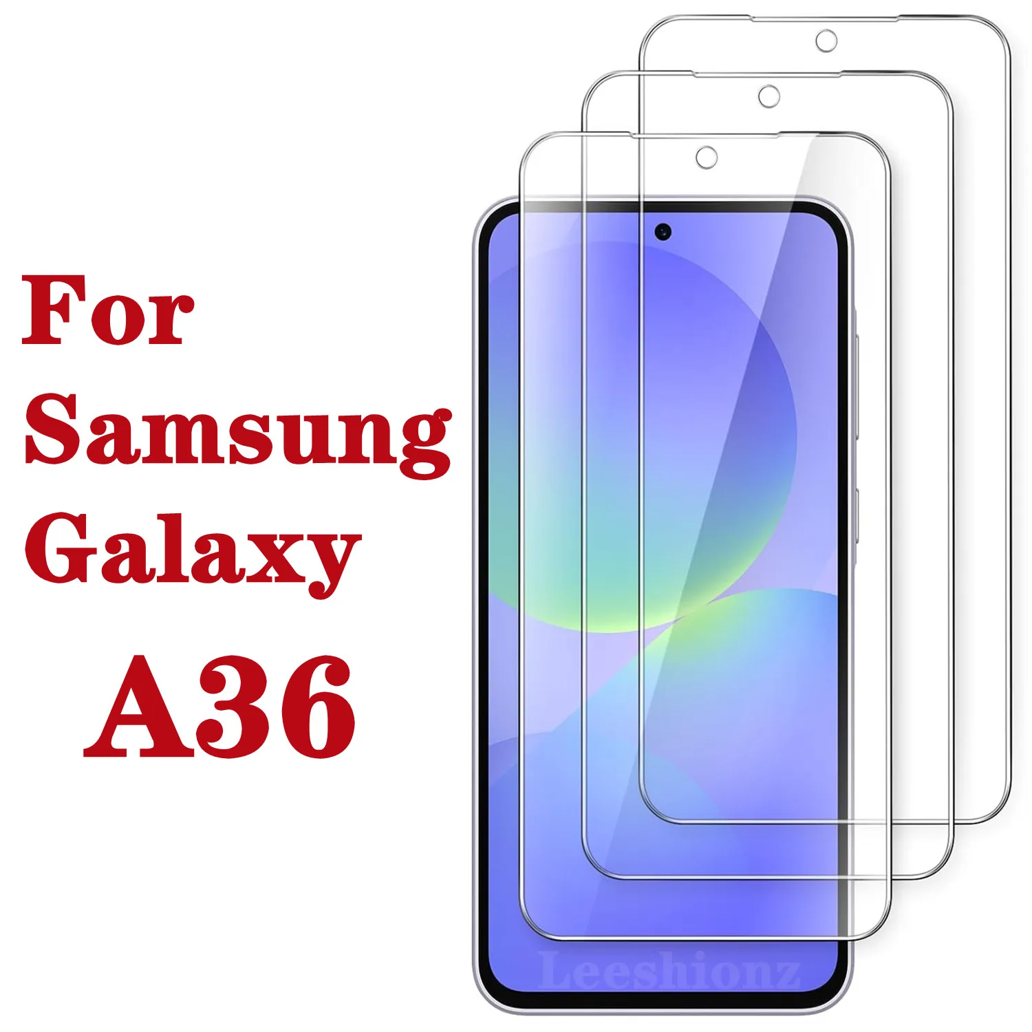 For Samsung Galaxy A36 6.7" Compatible Screen Protector, Anti-Scratch Screen Protector
For Samsung Galaxy A36 6.7" Compatible Screen Protector, Anti-Scratch Screen Protector