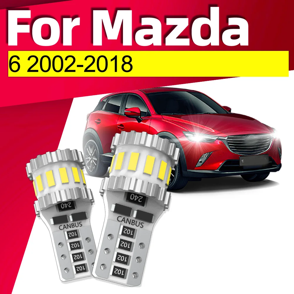 2 шт. для Mazda 6 GG, GH, GJ 2002 2003 2004 2005 2006 2007 2008 2009-2018 T10 W5W светодиодные лампы габаритных боковых габаритных огней
2 шт. для Mazda 6 GG, GH, GJ 2002 2003 2004 2005 2006 2007 2008 2009-2018 T10 W5W светодиодные лампы габаритных боковых габаритных огней