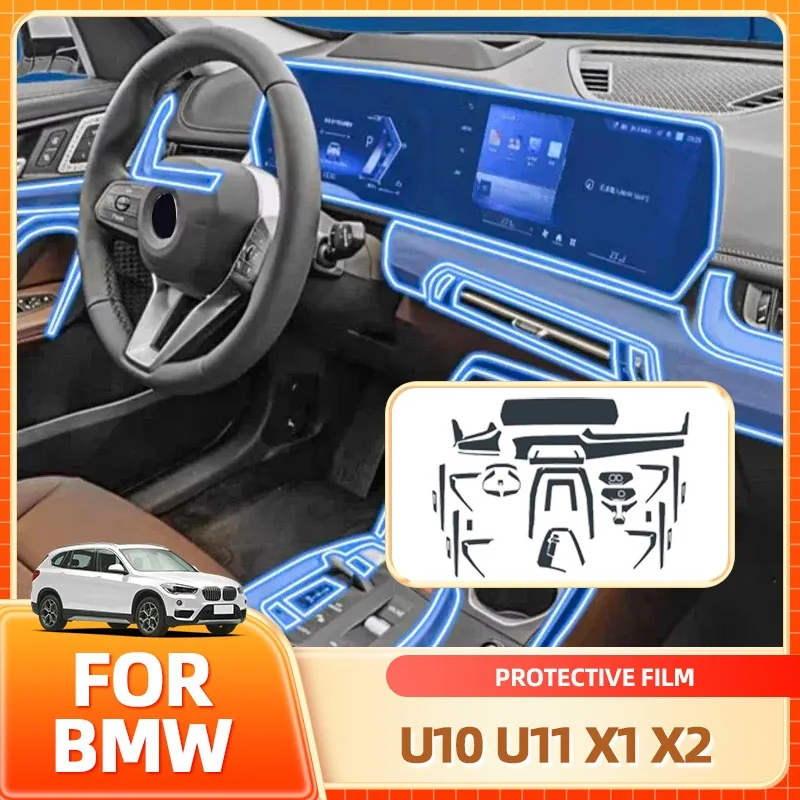 Горячая пленка для BMW U10 U11 X1 X2 ix1 2024 2023, аксессуары для интерьера, прозрачная пленка из ТПУ, PPF, панель переключения передач, центральная консоль, подстаканники
Горячая пленка для BMW U10 U11 X1 X2 ix1 2024 2023, аксессуары для интерьера, прозрачная пленка из ТПУ, PPF, панель переключения передач, центральная консоль, подстаканники