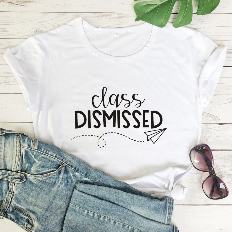class dismissed tshirt funny women short sleeve graphic Happy Last Day Of School teacher tee shirt
class dismissed tshirt funny women short sleeve graphic Happy Last Day Of School teacher tee shirt