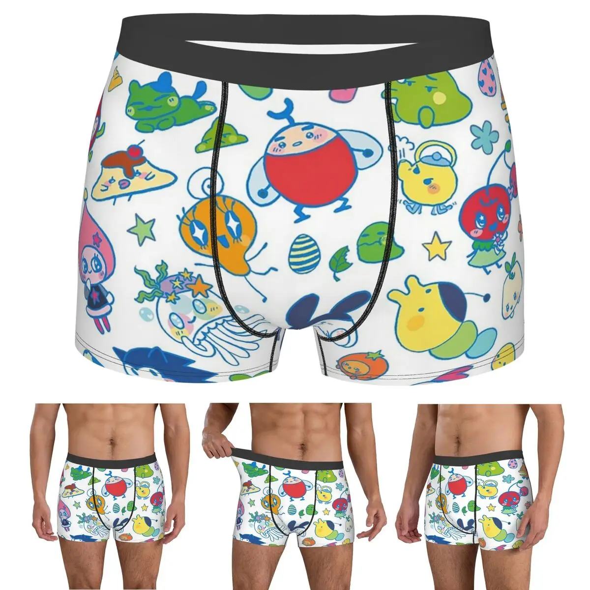 Boxer Underpants Shorts Tamagotchi Friends Panties Men's Comfortable Underwear for Homme Man Boyfriend Gifts
Boxer Underpants Shorts Tamagotchi Friends Panties Men's Comfortable Underwear for Homme Man Boyfriend Gifts