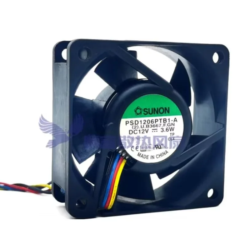 SUNON PSD1206PTB1-A (2).U.B3667.F.GN DC 12V 3.6W 60x60x25mm 4-Wire Server Cooling Fan
SUNON PSD1206PTB1-A (2).U.B3667.F.GN DC 12V 3.6W 60x60x25mm 4-Wire Server Cooling Fan