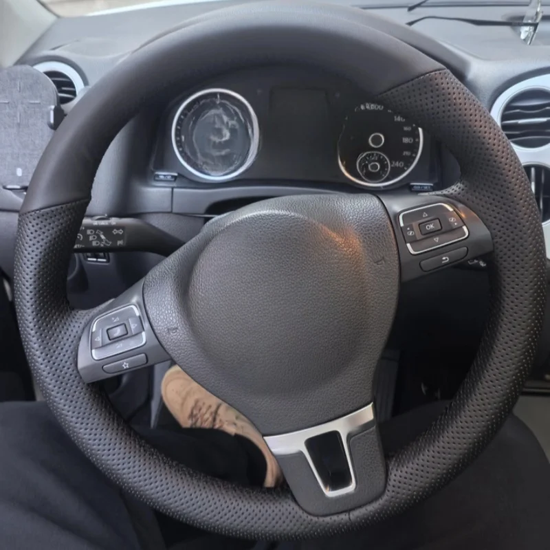 Custom Hand-sewn Steering Wheel Cover Microfiber Leather For Volkswagen Golf 6 Mk6 Polo Sagitar Bora Santana Jetta Mk6
Custom Hand-sewn Steering Wheel Cover Microfiber Leather For Volkswagen Golf 6 Mk6 Polo Sagitar Bora Santana Jetta Mk6