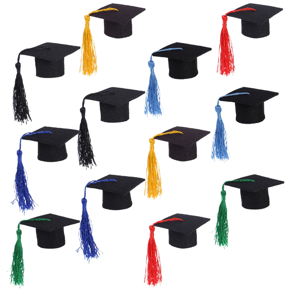 12 Pcs Graduation Cap Doctor Hat Decoration Hats Mini for Caps Decorations Doctor's Decorative Cute Party Student
12 Pcs Graduation Cap Doctor Hat Decoration Hats Mini for Caps Decorations Doctor's Decorative Cute Party Student