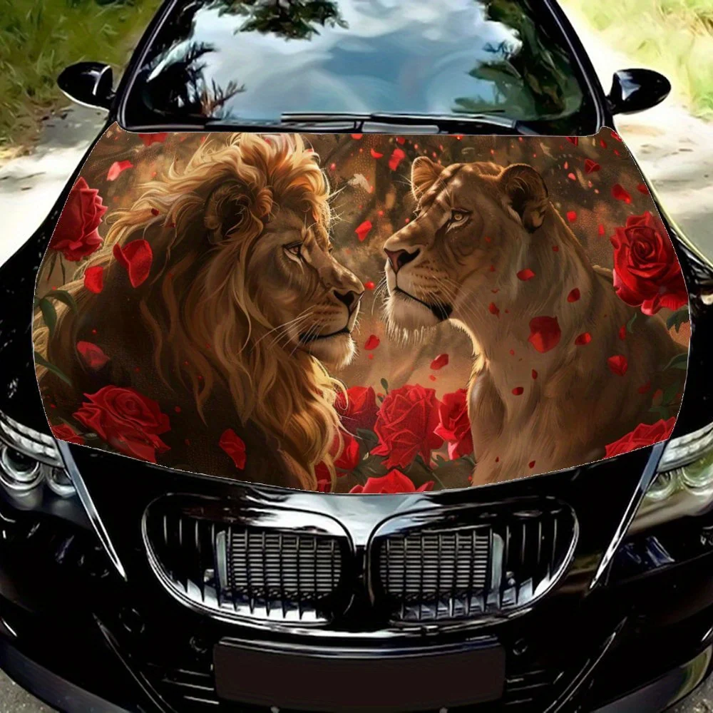 Наклейка на капот автомобиля «Романтическая любовь Лев», прочные автомобильные виниловые обертки, подходящие для большинства автомобилей, защитная пленка на капот двигателя в подарок
Наклейка на капот автомобиля «Романтическая любовь Лев», прочные автомобильные виниловые обертки, подходящие для большинства автомобилей, защитная пленка на капот двигателя в подарок