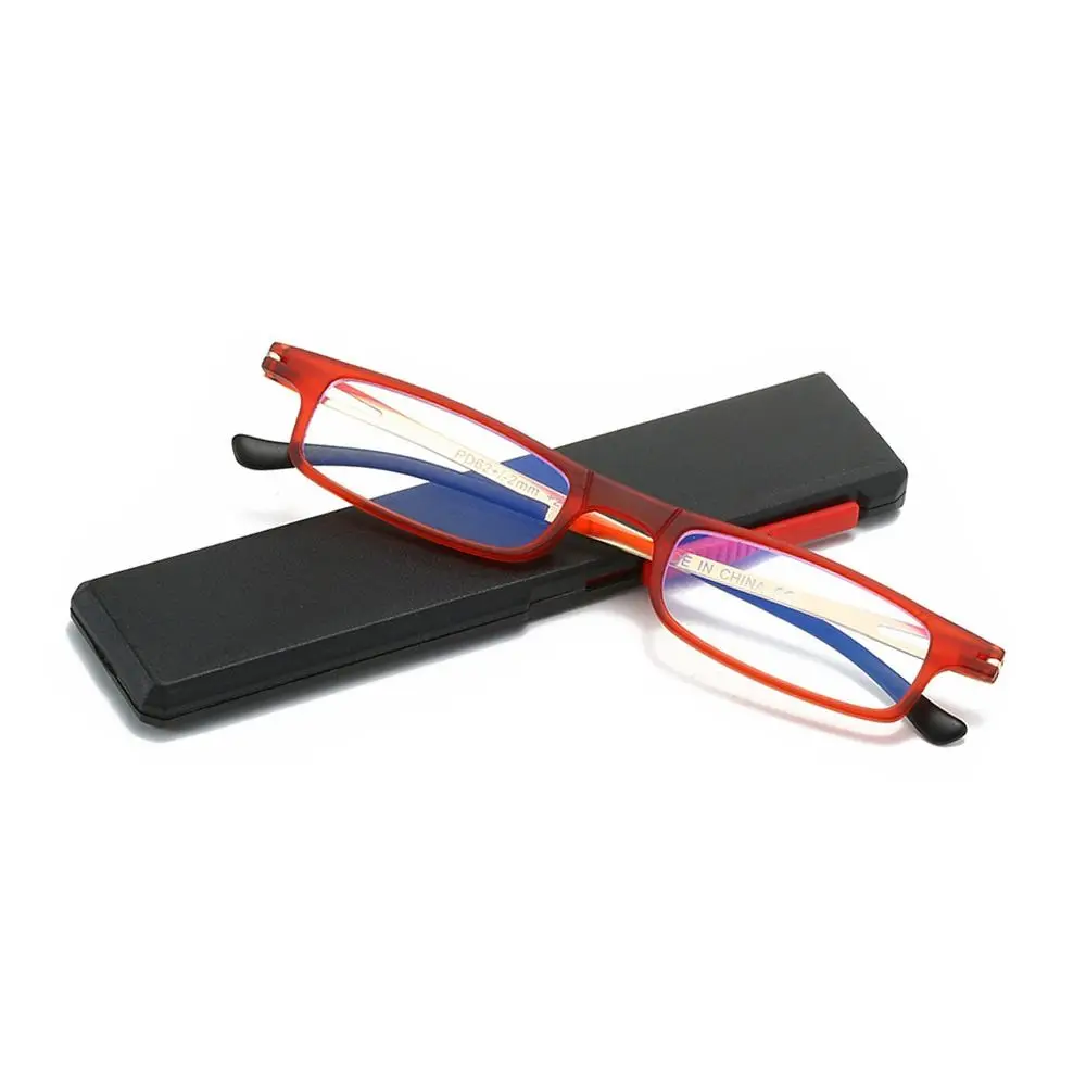

Blue Ray Blocking Anti-Blue Light Reading Glasses With Glasses Box Portable Hyperopia Glasses Ultralight Eye Protection