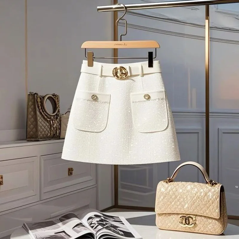 Women Spring Summer Simplicity Office Lady Solid Color High Waist Skirt Ladies Fashion Temperament All-match Trend A-line Skirt
Women Spring Summer Simplicity Office Lady Solid Color High Waist Skirt Ladies Fashion Temperament All-match Trend A-line Skirt