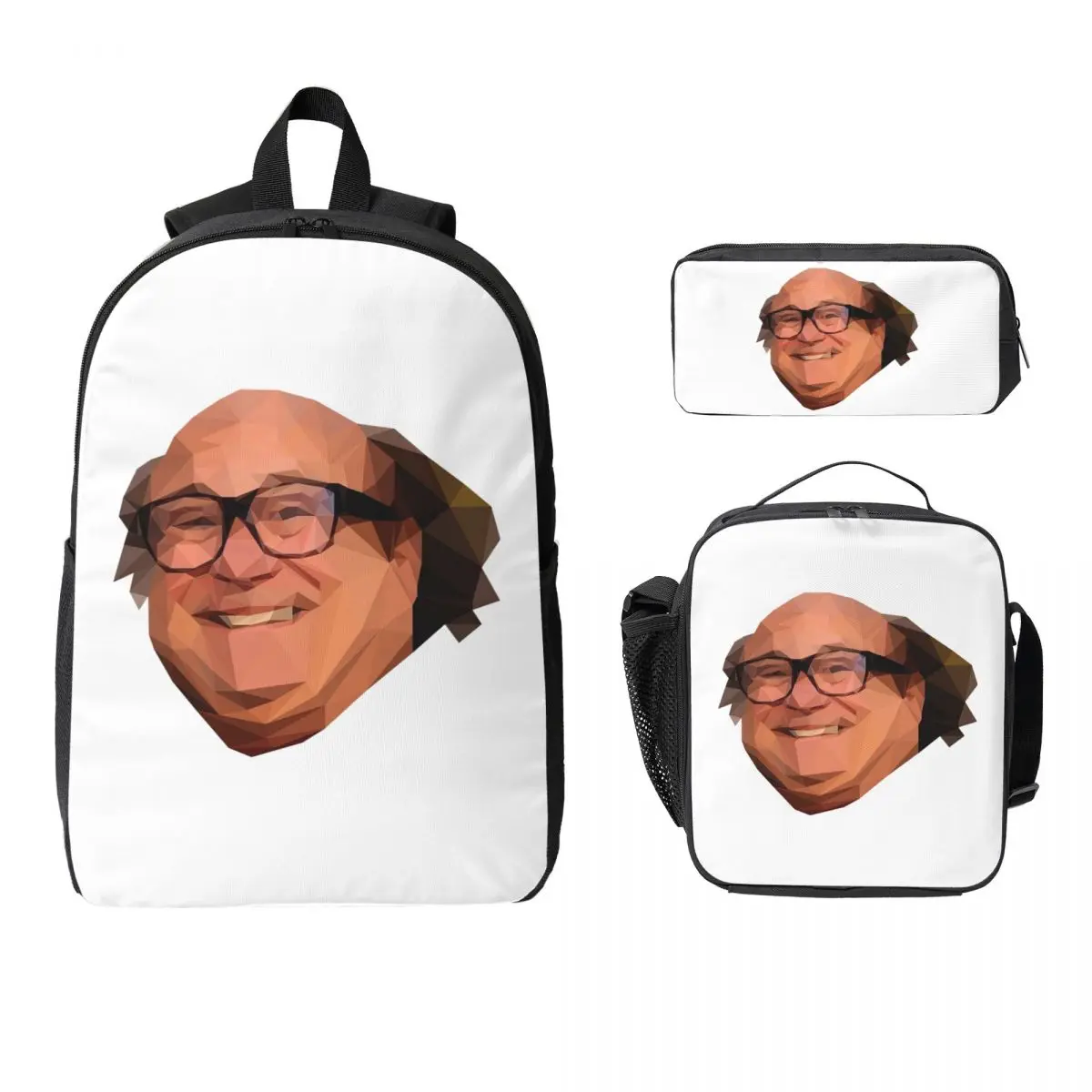 Danny DeVito Prism Backpack Student BookBag School Bag Computer Shoulder Bags 3ps Insulated Lunch Bag Pencil Case
Danny DeVito Prism Backpack Student BookBag School Bag Computer Shoulder Bags 3ps Insulated Lunch Bag Pencil Case