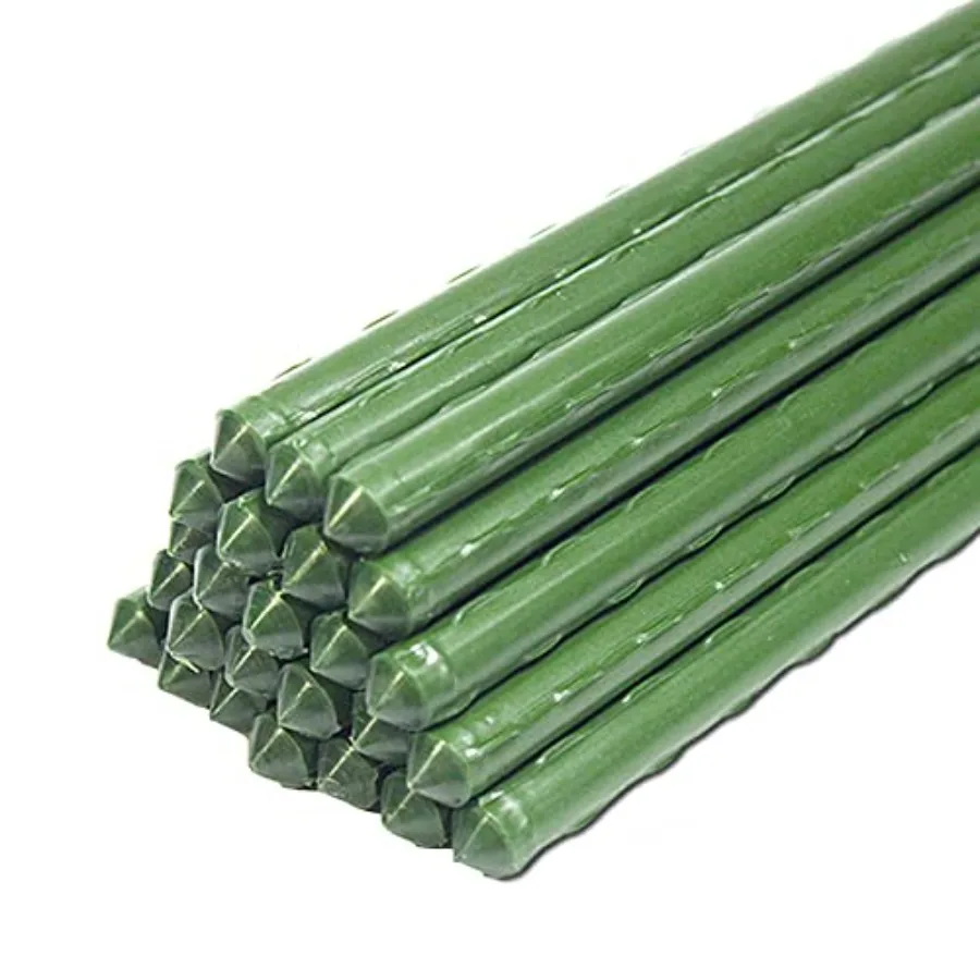 Sturdy Metal Garden Stakes 5 Feet Plastic Coated Steel Plant Sticks for TomatoesTrees Cucumber Fences Beans Pack of 25
Sturdy Metal Garden Stakes 5 Feet Plastic Coated Steel Plant Sticks for TomatoesTrees Cucumber Fences Beans Pack of 25