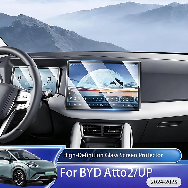 For BYD ATTO 2 Yuan HD Tempered Glass Film GPS Navigation Display Screen Anti-Scratch Interior Decor Auto Accessory Covers
For BYD ATTO 2 Yuan HD Tempered Glass Film GPS Navigation Display Screen Anti-Scratch Interior Decor Auto Accessory Covers