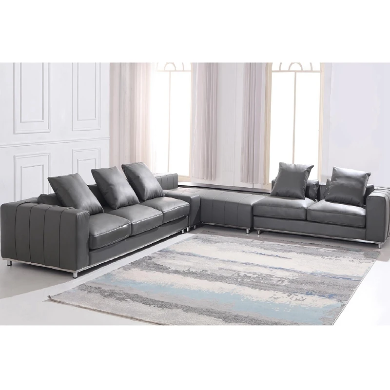 For Black Luxury Furniture Factory Supply Living Room Sofa Set Modern Italian Leather Sofas Made in China
For Black Luxury Furniture Factory Supply Living Room Sofa Set Modern Italian Leather Sofas Made in China