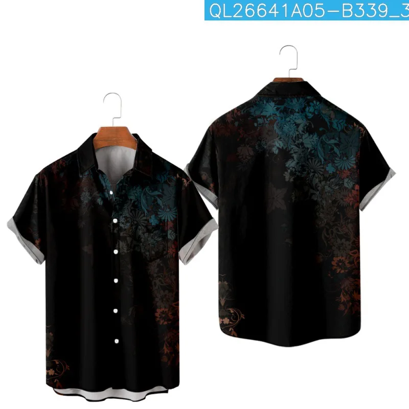 Fashion Gradient Floral Printed Short Sleeve Shirt Hawaiian Beach Couple Women Men Casual Vintage Blouse Clothing Streetwear
Fashion Gradient Floral Printed Short Sleeve Shirt Hawaiian Beach Couple Women Men Casual Vintage Blouse Clothing Streetwear
