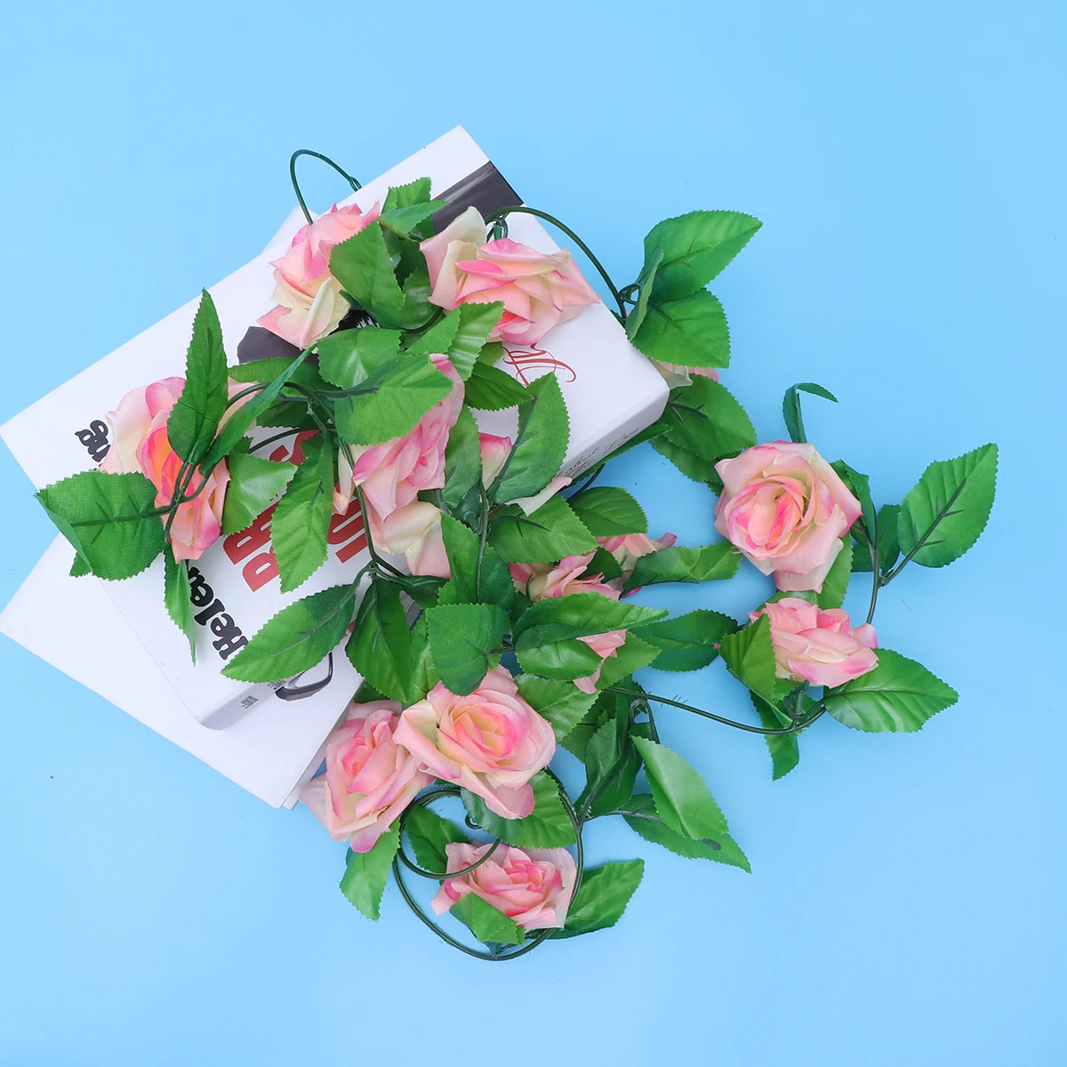 2Pcs Lifelike Artificial Rose Vine Faux Plant Decoration for Home Office Living Room Shelf Desk (Deep )
2Pcs Lifelike Artificial Rose Vine Faux Plant Decoration for Home Office Living Room Shelf Desk (Deep )