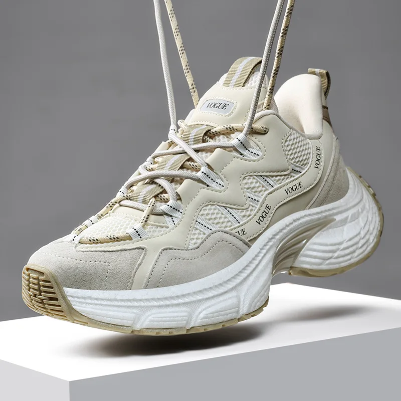 Korean Style Comfortable Breathable Sport Shoes Increased Height Casual Shoes for Outdoor Commuting Dad Shoes Retro Fashion
Korean Style Comfortable Breathable Sport Shoes Increased Height Casual Shoes for Outdoor Commuting Dad Shoes Retro Fashion