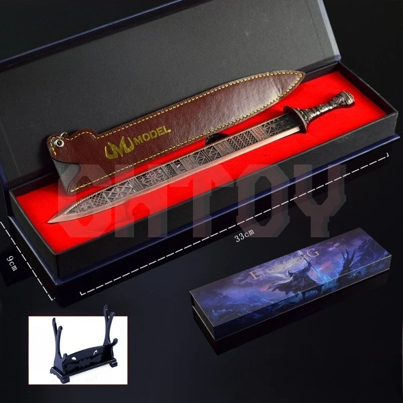 30cm/11.81in Eldenn Game Peripheral Weapons Models Metal Crafts Ornaments Ohe Sword Gift Box Version Ornament Collection Desktop
30cm/11.81in Eldenn Game Peripheral Weapons Models Metal Crafts Ornaments Ohe Sword Gift Box Version Ornament Collection Desktop