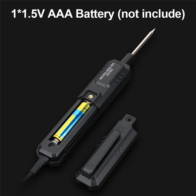 ABBO-DC 100V Electrical Line Tester Car Voltage Detector Pen NCV Circuit Fault Maintenance Tool Test
ABBO-DC 100V Electrical Line Tester Car Voltage Detector Pen NCV Circuit Fault Maintenance Tool Test