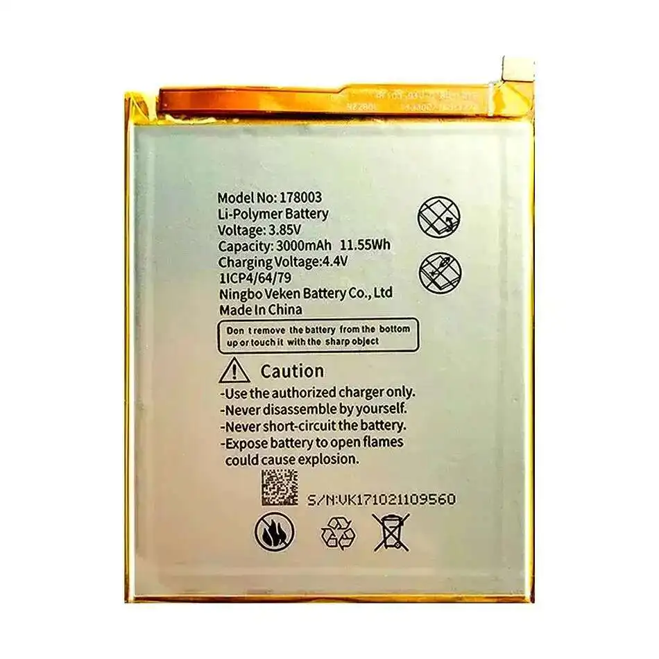 Для Vernee M5 178003 VerneeM5 Высокопроизводительный долговечный аккумулятор для мобильного телефона 3000 мАч
Для Vernee M5 178003 VerneeM5 Высокопроизводительный долговечный аккумулятор для мобильного телефона 3000 мАч