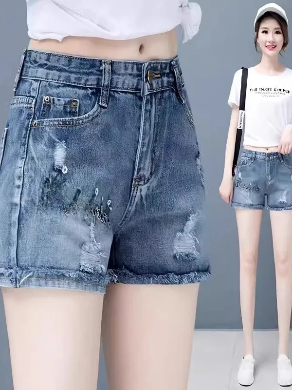 Прямые джинсы с высокой талией, женские летние джинсы 2024, дизайн с вышитыми отверстиями, модная верхняя одежда для похудения, универсальные шорты
Прямые джинсы с высокой талией, женские летние джинсы 2024, дизайн с вышитыми отверстиями, модная верхняя одежда для похудения, универсальные шорты