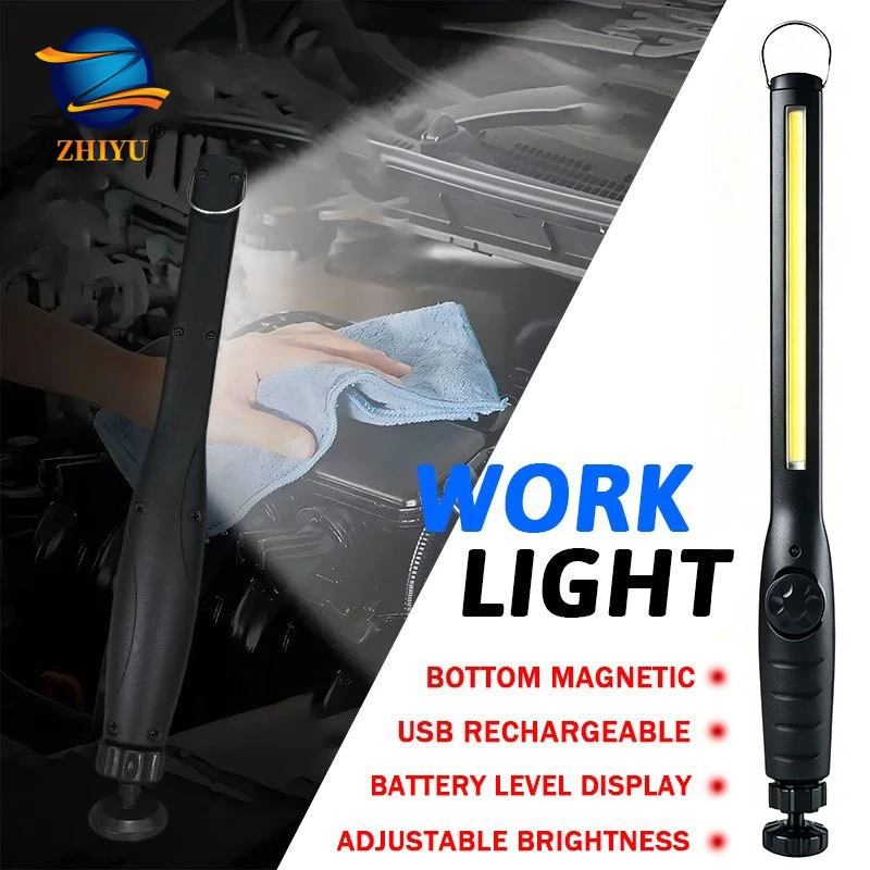 1- 5Pack COB+LED Flashlight Magnetic Work Light USB Rechargeable Torch Portable Lantern Inspection Light Camping Car Repair Lamp
1- 5Pack COB+LED Flashlight Magnetic Work Light USB Rechargeable Torch Portable Lantern Inspection Light Camping Car Repair Lamp