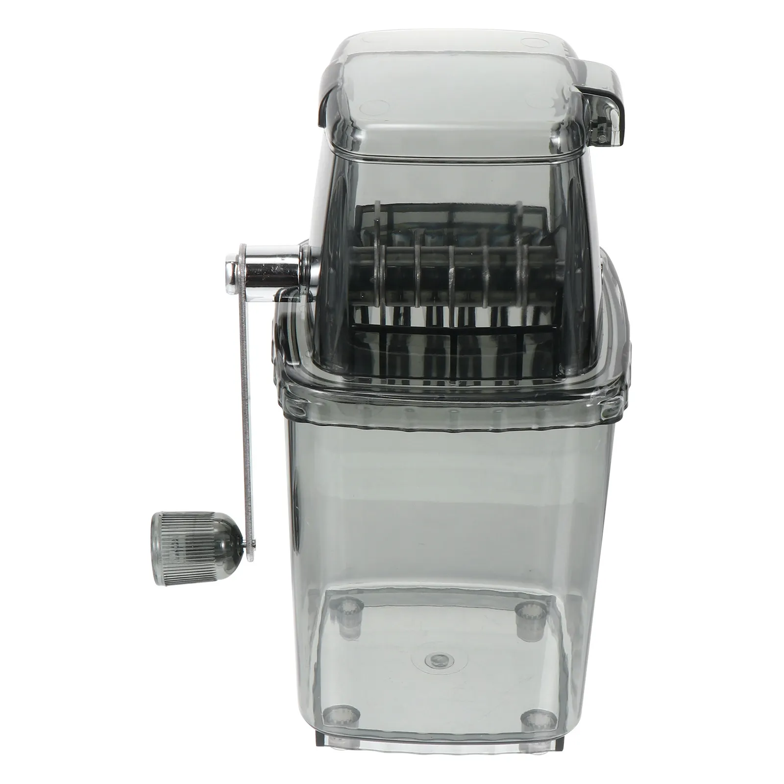 Multi-Function Manual Ice Crusher with Transparent Cover Hand Crank Portable Kitchen Tool for Snow Cones Shaved Ice
Multi-Function Manual Ice Crusher with Transparent Cover Hand Crank Portable Kitchen Tool for Snow Cones Shaved Ice