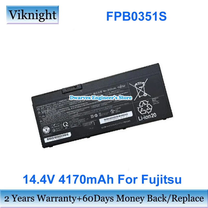 Genuine 14.4V 4170mAh 60Wh Battery FPB0351S FPCBP577 FMVNBP251 for Fujitsu LifeBook U7310 U7311 CP784743-03 CP798899-01
Genuine 14.4V 4170mAh 60Wh Battery FPB0351S FPCBP577 FMVNBP251 for Fujitsu LifeBook U7310 U7311 CP784743-03 CP798899-01