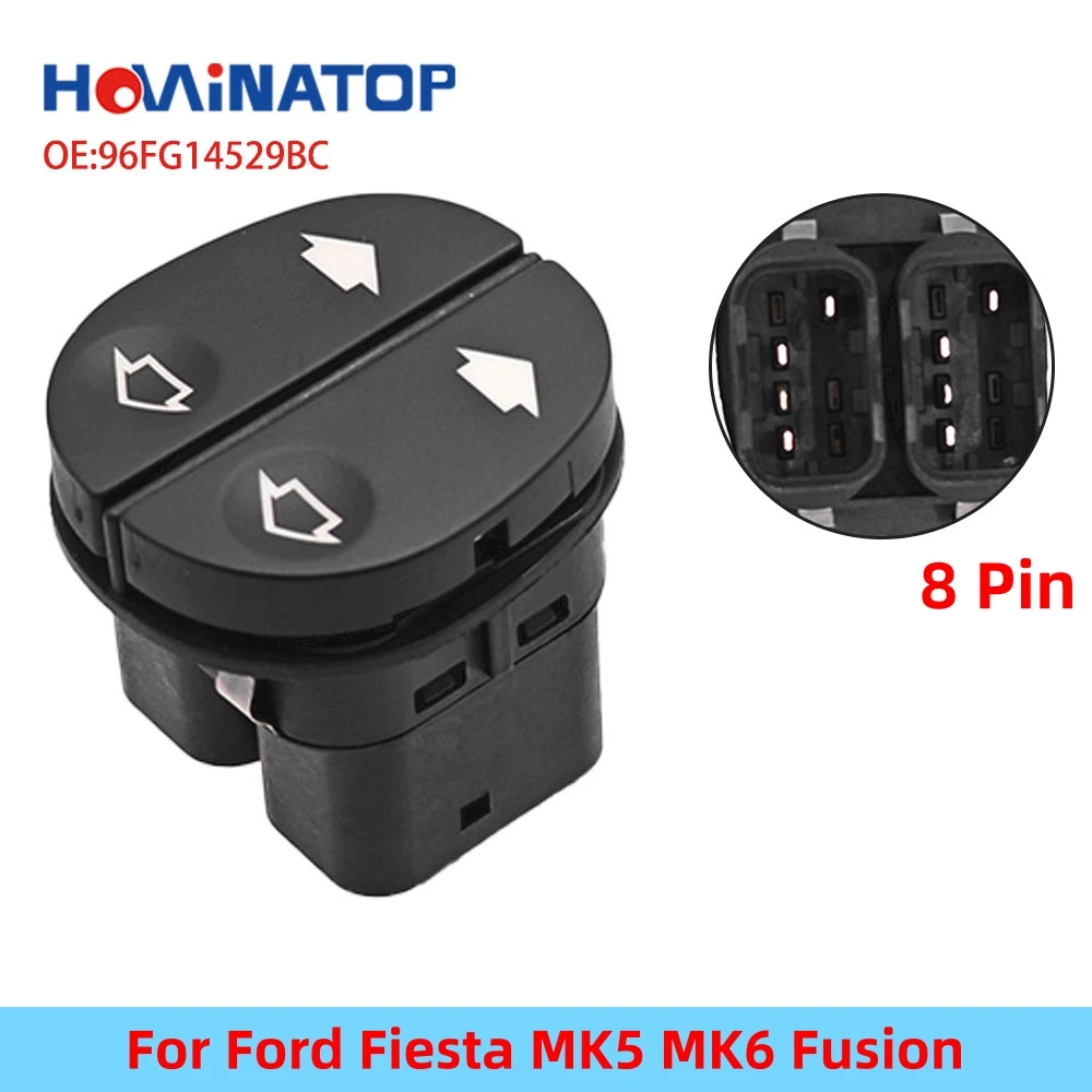 HOWINATOP 1007910 96FG14529BC 8 Pin LHD Master Power Window Control Switch For Ford Fiesta MK5 MK6 Fusion OEM Replacement
HOWINATOP 1007910 96FG14529BC 8 Pin LHD Master Power Window Control Switch For Ford Fiesta MK5 MK6 Fusion OEM Replacement