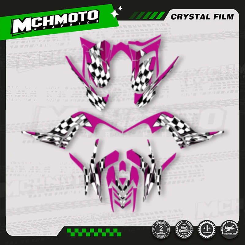 MCHMFG MOTOR Full Set Motorcycle Graphics Background Decal Stickers Kits For YAMAHA 2006-2012 Raptor 700
MCHMFG MOTOR Full Set Motorcycle Graphics Background Decal Stickers Kits For YAMAHA 2006-2012 Raptor 700