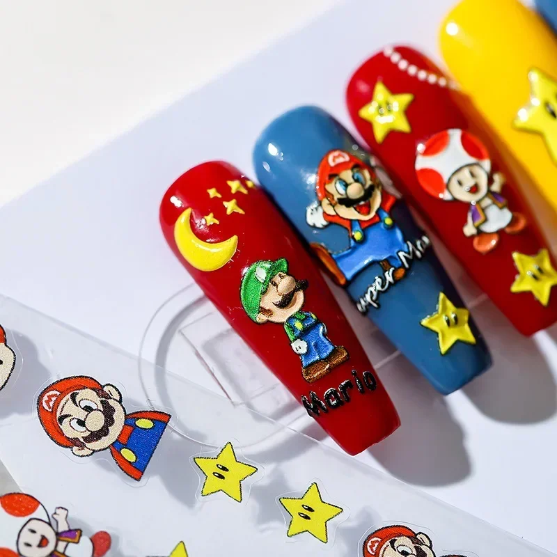 Marioeds Creative Cartoon Bros Nail Patches for Women Kawaii 3D Art Nail Decorations DIY Nail Art Stickers Cute Gift
Marioeds Creative Cartoon Bros Nail Patches for Women Kawaii 3D Art Nail Decorations DIY Nail Art Stickers Cute Gift