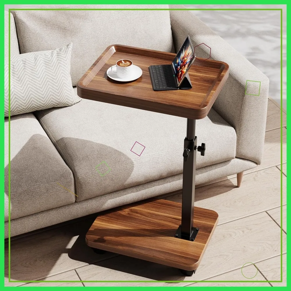 Стол C с регулируемой высотой и колесами, 360° ° Поворотный поднос для телевизора для гостиной и спальни
Стол C с регулируемой высотой и колесами, 360° ° Поворотный поднос для телевизора для гостиной и спальни