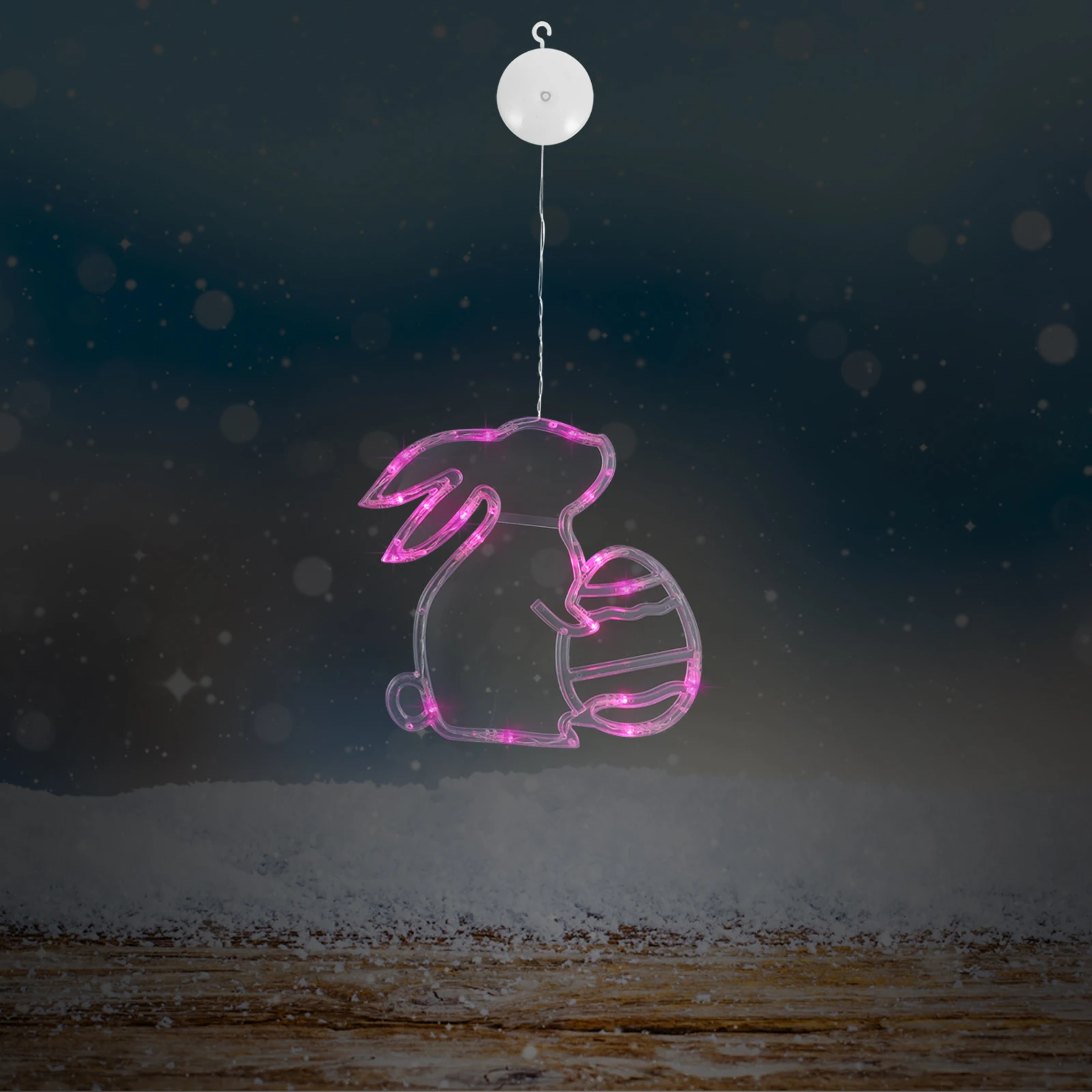Rabbit String Lights Suction Cup Bunny Shape Plastic Easter Window Party Room Decor Farmhouse Theme Home Supply nament
Rabbit String Lights Suction Cup Bunny Shape Plastic Easter Window Party Room Decor Farmhouse Theme Home Supply nament