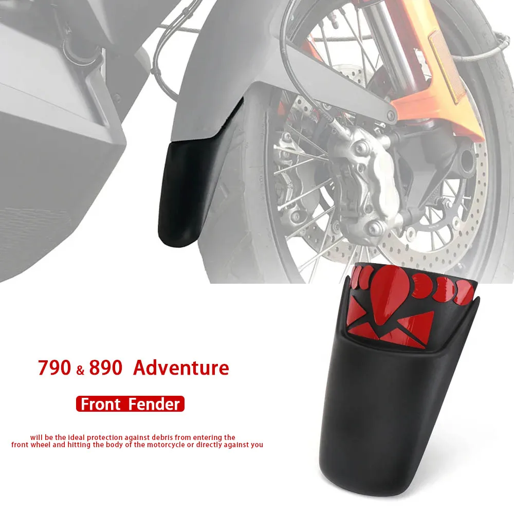 For 890 Adventure 2021- New Motorcycle Accessories Splash Guard Front Fender Wheel Mudguard Extension 790 ADVENTURE ADV 2019-
For 890 Adventure 2021- New Motorcycle Accessories Splash Guard Front Fender Wheel Mudguard Extension 790 ADVENTURE ADV 2019-