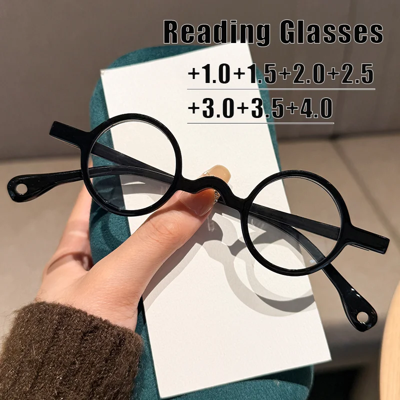 Personalised Small Round Frame Presbyopia Glasses Fashion Retro HD Anti-blue Light Reading Glasses Simple Women's Grade Glasses
Personalised Small Round Frame Presbyopia Glasses Fashion Retro HD Anti-blue Light Reading Glasses Simple Women's Grade Glasses