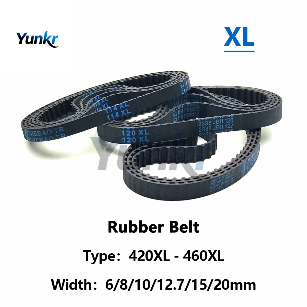 XL Rubber Timing Belt 420XL 422XL 424XL 428XL 430XL 432XL 434XL 438XL 440XL 444XL 450XL 452XL 456XL 460XL Synchronous Drive Belt
XL Rubber Timing Belt 420XL 422XL 424XL 428XL 430XL 432XL 434XL 438XL 440XL 444XL 450XL 452XL 456XL 460XL Synchronous Drive Belt