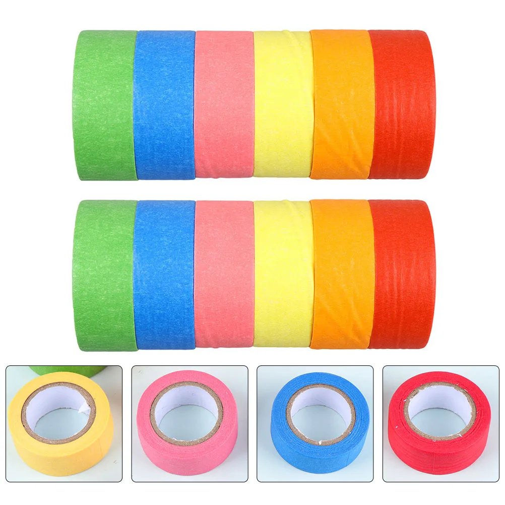 12 Rolls Colorful Masking Heat Resistant Adhesive Paper Tape For Painting Diy Crafts Projects Writable Tapes Craft Paper Tape
12 Rolls Colorful Masking Heat Resistant Adhesive Paper Tape For Painting Diy Crafts Projects Writable Tapes Craft Paper Tape