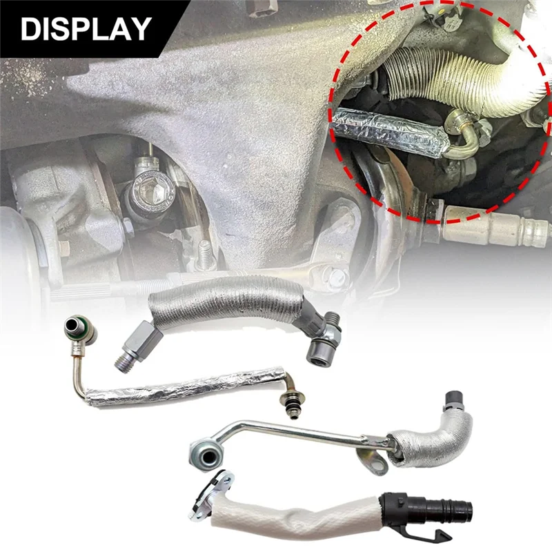 Turbo Oil Return Drain & Oil Feed Pipe Kit For Buick Encore Chevy Cruze 1.4L L4, 55592600 25198546 25200947 55587854
Turbo Oil Return Drain & Oil Feed Pipe Kit For Buick Encore Chevy Cruze 1.4L L4, 55592600 25198546 25200947 55587854