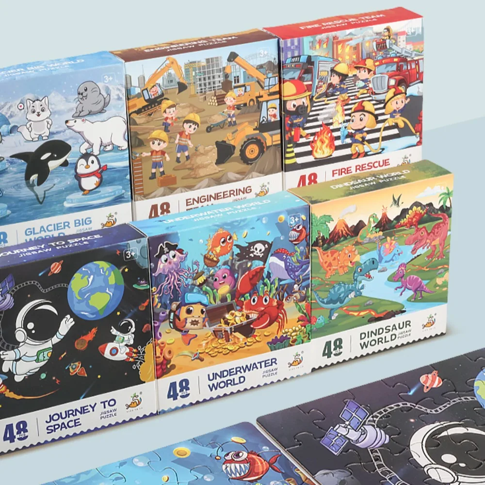 48 Pieces Puzzle Toys Children's Early Education Toys Kindergarten Souvenirs Gifts Exercising Thinking and Hands-on Abilities
48 Pieces Puzzle Toys Children's Early Education Toys Kindergarten Souvenirs Gifts Exercising Thinking and Hands-on Abilities