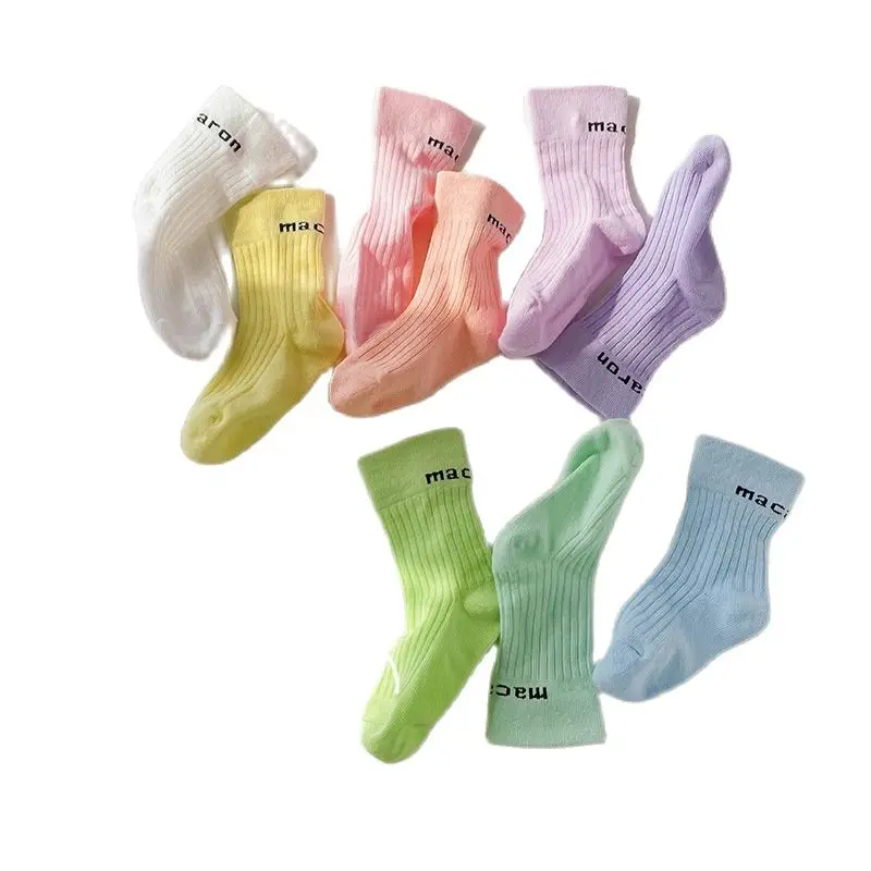 3Pairs Pack 1-12Year 2023 spring thin candy colored letter combed cotton college style girls' short socks
3Pairs Pack 1-12Year 2023 spring thin candy colored letter combed cotton college style girls' short socks