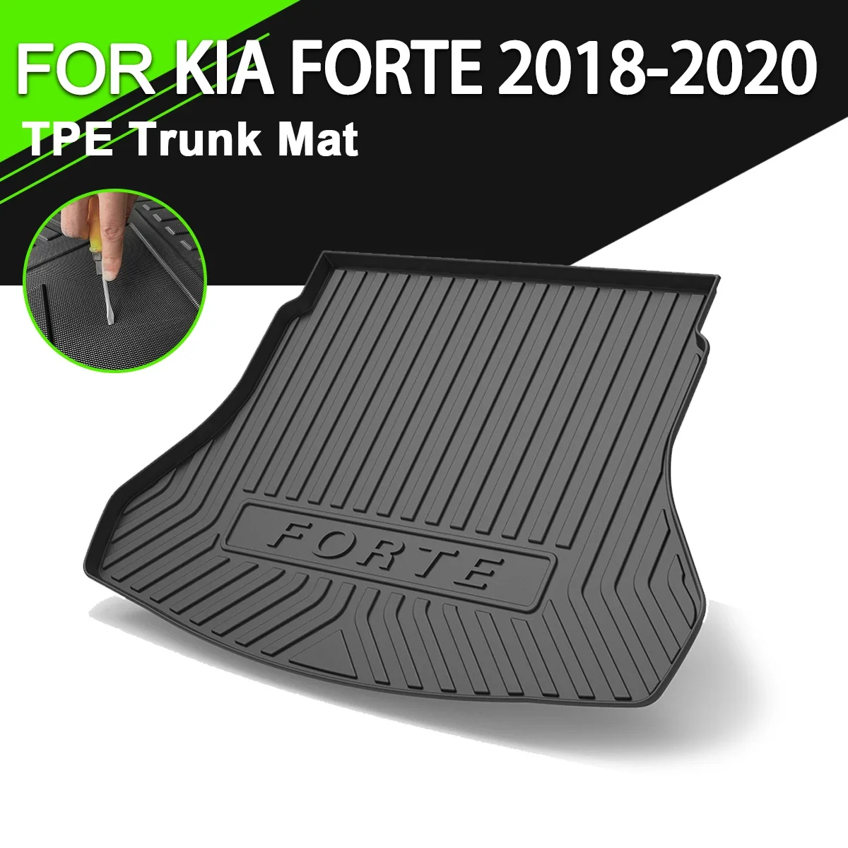 Коврик для багажника ТПЭ для KIA FORTE2018-2020 автомобильный водонепроницаемый нескользящий резиновый подкладка для груза аксессуары
Коврик для багажника ТПЭ для KIA FORTE2018-2020 автомобильный водонепроницаемый нескользящий резиновый подкладка для груза аксессуары