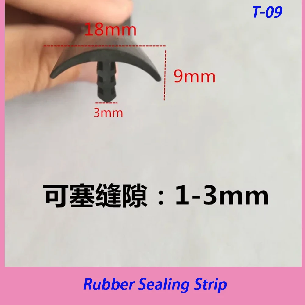 20 Meter T-09 T-Shape Silicone Rubber Gap Sealing Strip Can be Plugged Into Gaps 1 to 3mm
20 Meter T-09 T-Shape Silicone Rubber Gap Sealing Strip Can be Plugged Into Gaps 1 to 3mm