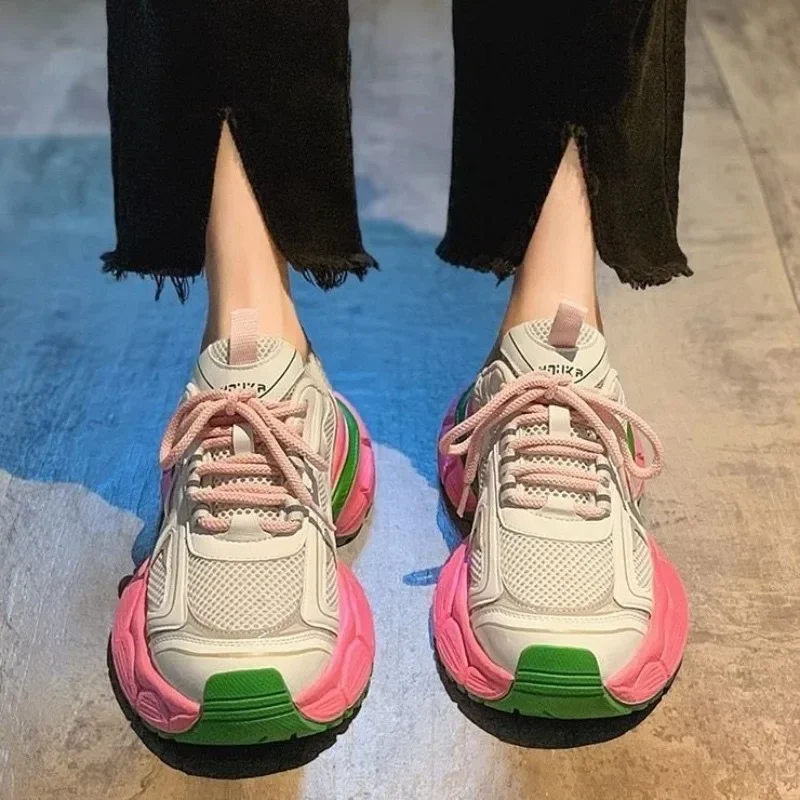 New Women's Sneakers 2026 Fashion Outdoor Casual Shoes Sweet Running Shoes for Woman Thick Sole Fitness Shoe Zapatillas De Mujer
New Women's Sneakers 2026 Fashion Outdoor Casual Shoes Sweet Running Shoes for Woman Thick Sole Fitness Shoe Zapatillas De Mujer
