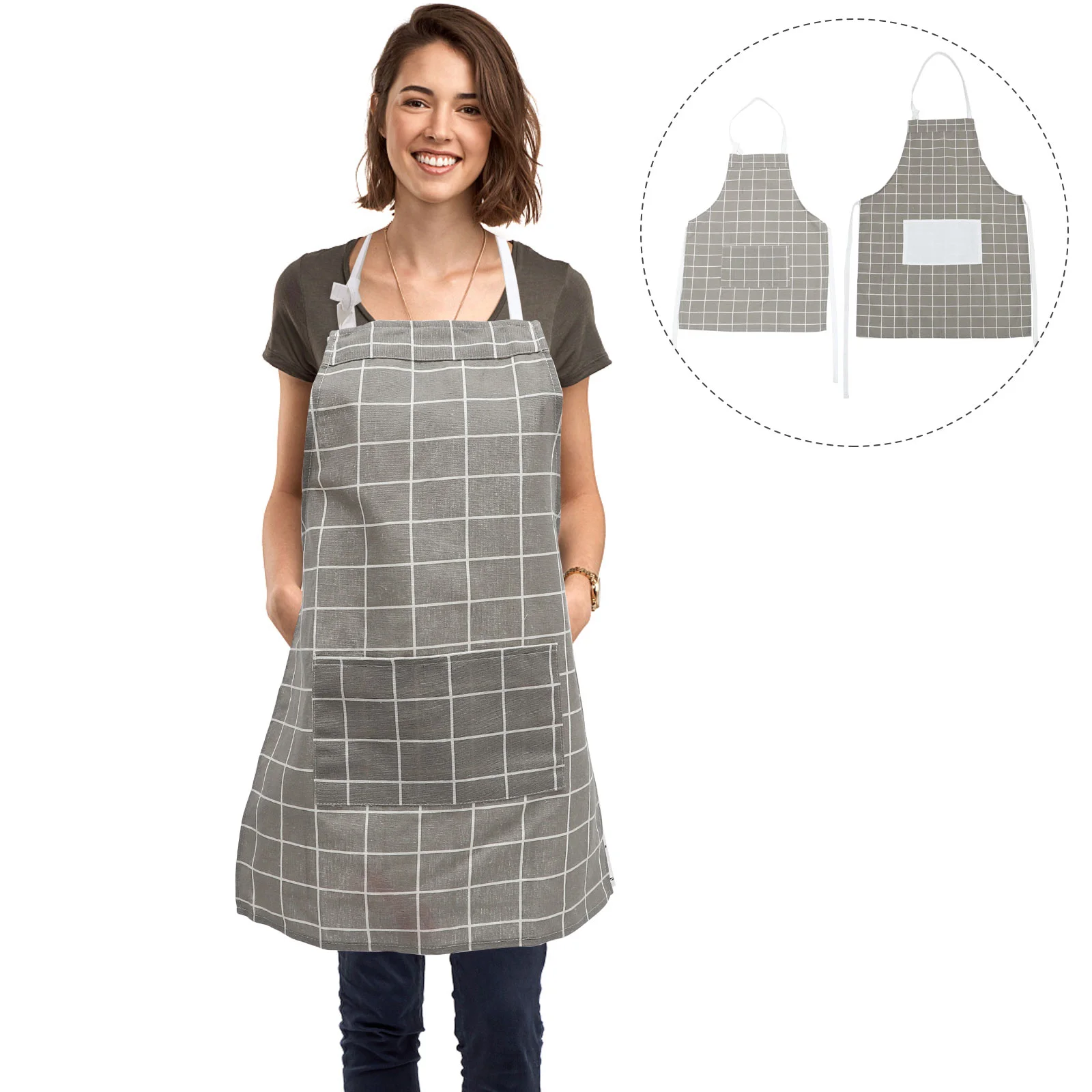 2 Pcs Apron Household Kid Bib Large Pocket Cotton Chef Parent Child Practical Family Time
2 Pcs Apron Household Kid Bib Large Pocket Cotton Chef Parent Child Practical Family Time