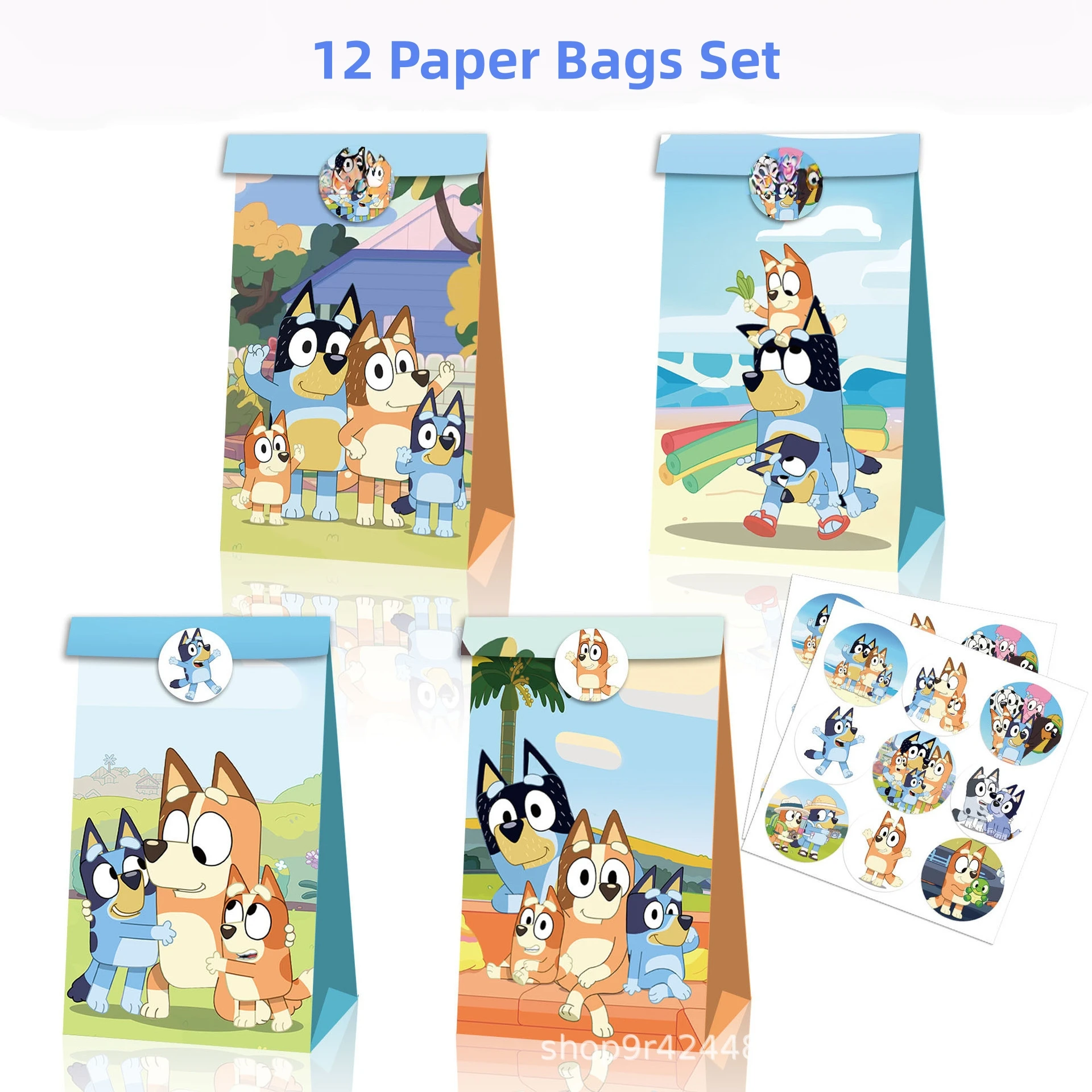 New Bluey Bingo Creative Cute Candy Gift Bag Christmas Birthday Party Festival Gift Packaging Paper Bag
New Bluey Bingo Creative Cute Candy Gift Bag Christmas Birthday Party Festival Gift Packaging Paper Bag