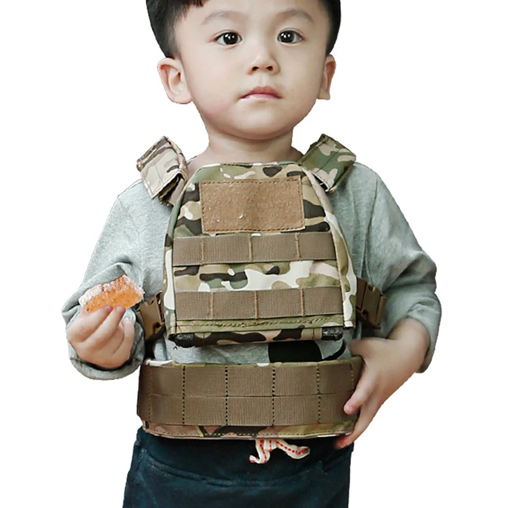 Tactical Kids Vest Waistband Set MOLLE Quick Release Hunting Airsoft CS Wargame Plate Carrier Children Vest Protective Gear
Tactical Kids Vest Waistband Set MOLLE Quick Release Hunting Airsoft CS Wargame Plate Carrier Children Vest Protective Gear