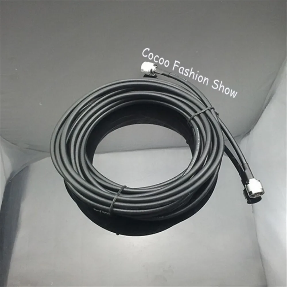 ZQTMAX 50-5 Coaxial Cable 10m 50ohms for Mobile Signal Booster ,Splitter or 2g 3g 4g Antenna,Walkie-talkie cable, TV Cable
ZQTMAX 50-5 Coaxial Cable 10m 50ohms for Mobile Signal Booster ,Splitter or 2g 3g 4g Antenna,Walkie-talkie cable, TV Cable