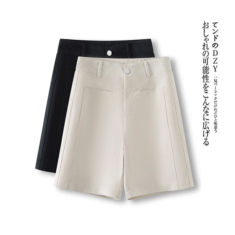Women's pure cotton shorts for summer, loose-fitting five-point pants for outdoor wearaSlimming straight-leg casual shorts for p
Women's pure cotton shorts for summer, loose-fitting five-point pants for outdoor wearaSlimming straight-leg casual shorts for p