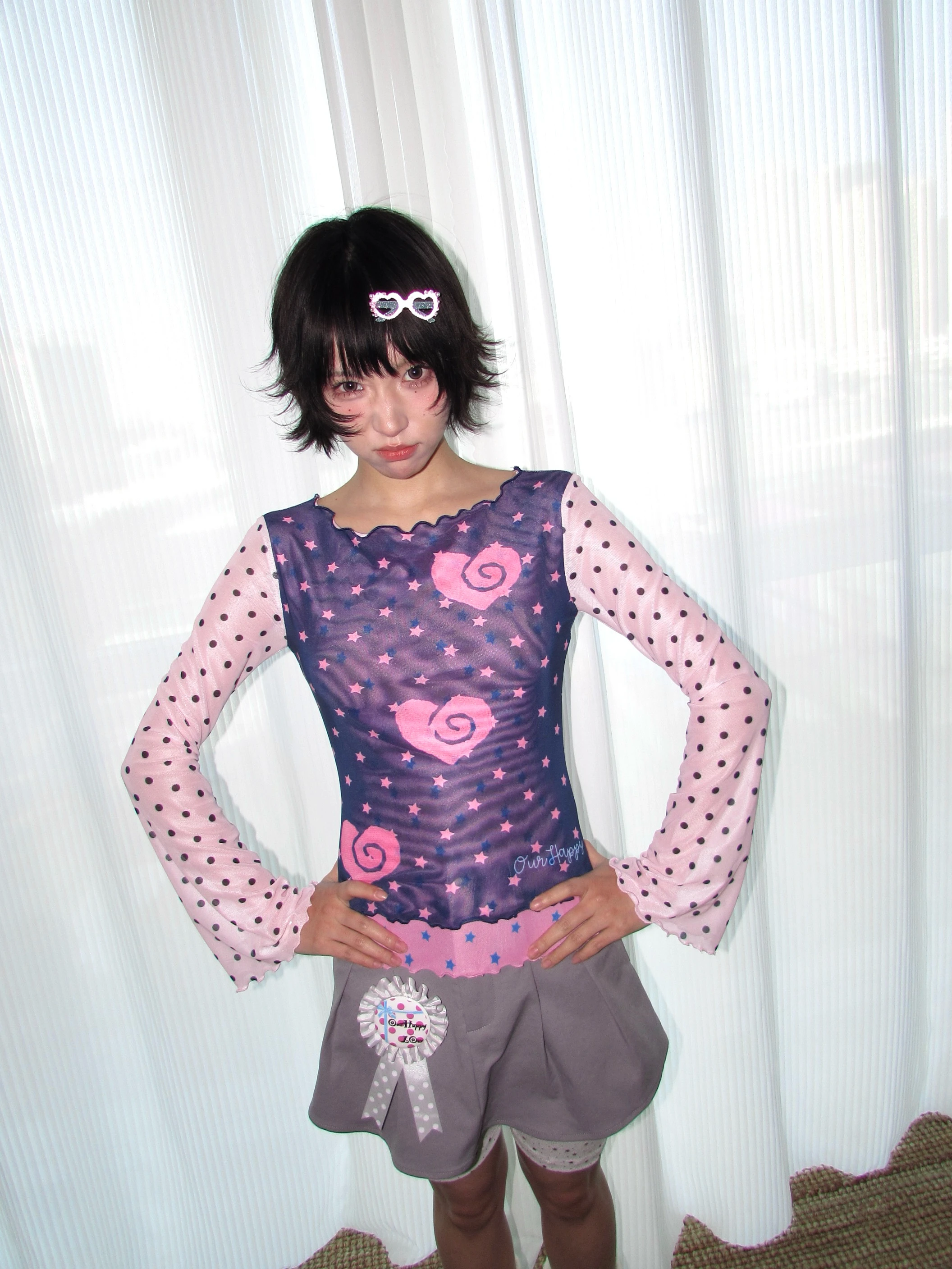 Женская футболка Ourhappy Spring Summer Polka Dot Y2K с рукавами-колоколами, защитой от УФ-излучения, имитация двухслойности, дышащая, с вырезами...
Женская футболка Ourhappy Spring Summer Polka Dot Y2K с рукавами-колоколами, защитой от УФ-излучения, имитация двухслойности, дышащая, с вырезами...